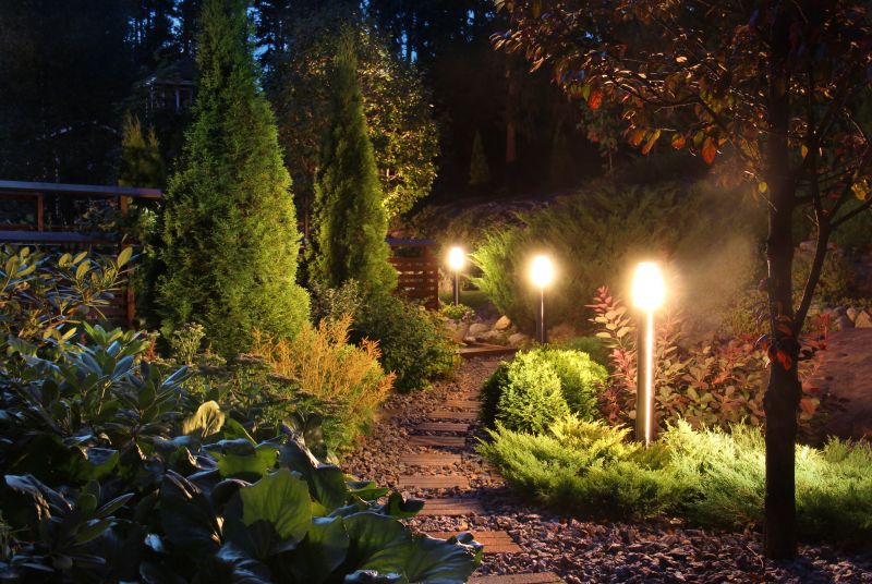 Courtyard Light Installation in Olathe, KS